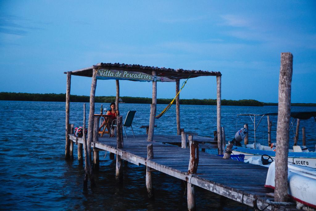 Hotel Villa De Pescadores Río Lagartos Buitenkant foto
